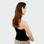 Load image into Gallery viewer, Dakota Bustier Dress in Black/Beige