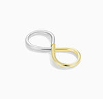 Load image into Gallery viewer, Gold Point Diamante Ring
