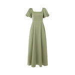 Load image into Gallery viewer, Puff Sleeve Gown in Green