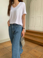 Load image into Gallery viewer, Korean Classic Tee in Blue- F