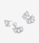 Load image into Gallery viewer, Diamante Tear Drop Cluster Earrings