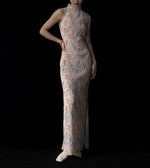 Load image into Gallery viewer, Floral Stretch Maxi Dress in Multi