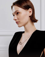 Load image into Gallery viewer, Double Loop Drop Necklace