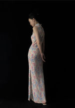 Load image into Gallery viewer, Floral Stretch Maxi Dress in Multi