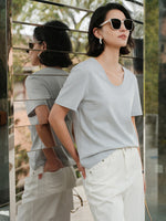 Load image into Gallery viewer, Korean Classic Tee in Blue- F