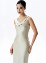 Load image into Gallery viewer, Drape Mermaid Gown in Sage