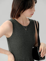 Load image into Gallery viewer, Tank Stretch Maxi Dress in Grey