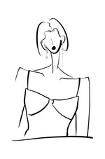 Load image into Gallery viewer, Asymmetric Diamante Pearl Drop Earrings