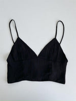 Load image into Gallery viewer, Korean Tie Back Camisole in Black