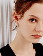 Load image into Gallery viewer, Beaded Hoop Earrings