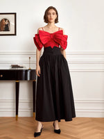 Load image into Gallery viewer, Oversized Triple Bow Cami Top in Red