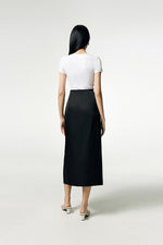 Load image into Gallery viewer, Maxi Drape Tie Skirt in Green