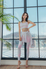 Load image into Gallery viewer, High Rise Watercolour 7/8 Leggings in Multi