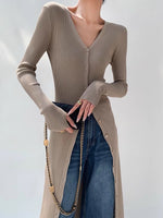 Load image into Gallery viewer, Button Cardigan Dress in Latte