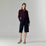 Load image into Gallery viewer, Elen Tailored Bermudas in Black