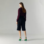 Load image into Gallery viewer, Elen Tailored Bermudas in Black