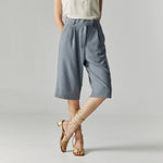 Load image into Gallery viewer, Elen Tailored Bermudas in Grey
