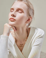 Load image into Gallery viewer, Pearl Drop Stud Earrings