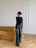 Load image into Gallery viewer, Multi-Way Shirring Top in Blue