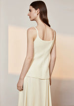 Load image into Gallery viewer, Cami Vest + Maxi Skirt Set in Cream