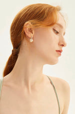 Load image into Gallery viewer, Pearl Sparkle Earrings