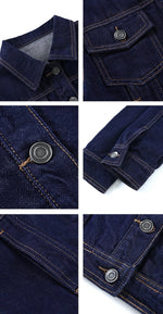 Load image into Gallery viewer, Classic Denim Jacket in Navy