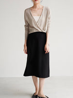 Load image into Gallery viewer, Tencel Blend Twist Top in Beige