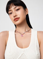 Load image into Gallery viewer, Poodle Pendant Double Beaded Necklace