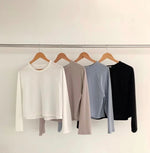 Load image into Gallery viewer, Korean Nocket Comfort Long Sleeve Top [4 Colours]
