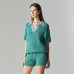 Load image into Gallery viewer, Gema Knit Set in Green