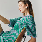 Load image into Gallery viewer, Gema Knit Set in Green