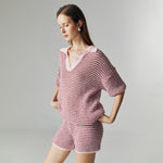 Load image into Gallery viewer, Gema Knit Set in Pink