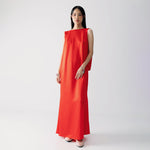 Load image into Gallery viewer, Harlow Silk Blend Dress in Red