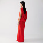 Load image into Gallery viewer, Harlow Silk Blend Dress in Red
