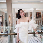 Load image into Gallery viewer, Padded Bustier Tulle Mini Dress in Pink- S