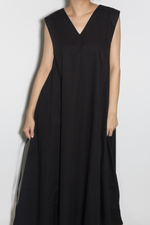 Load image into Gallery viewer, V Tent Dress in Black
