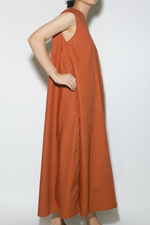 Load image into Gallery viewer, V Tent Dress in Terracotta