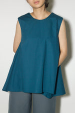 Load image into Gallery viewer, A-Line Pocket Top in Teal Blue