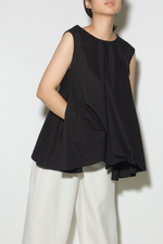Load image into Gallery viewer, A-Line Pocket Top in Black
