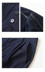 Load image into Gallery viewer, Bustier Top + Pants Set in Navy