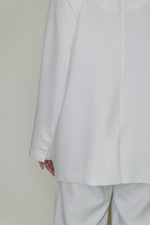 Load image into Gallery viewer, Japanese Twill Tailored Blazer in White
