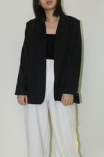 Load image into Gallery viewer, Japanese Twill Tailored Blazer in Black