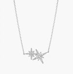 Load image into Gallery viewer, Double Long Star Necklace