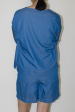 Load image into Gallery viewer, Cotton Denim Jacket in Blue