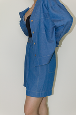 Load image into Gallery viewer, Cotton Denim Jacket in Blue
