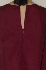 Load image into Gallery viewer, Back Lapel Maxi Dress in Red