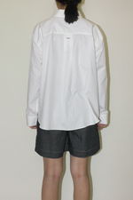 Load image into Gallery viewer, Cotton Long Sleeve Shirt in White