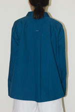 Load image into Gallery viewer, Cotton Long Sleeve Shirt in Blue