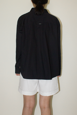 Load image into Gallery viewer, Cotton Long Sleeve Shirt in Black