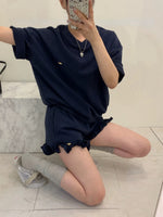 Load image into Gallery viewer, Relaxed Atheleisure Set in Navy